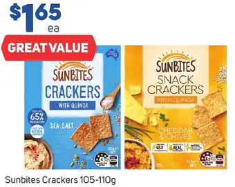 Foodland Sunbites Crackers 105-110g offer