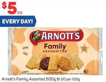 Foodland Arnott's Family Assorted 500g offer
