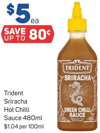 Foodland Trident Sriracha Hot Chilli Sauce 480ml offer
