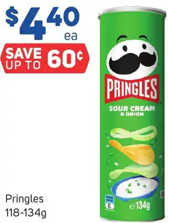 Foodland Pringles 118-134g offer