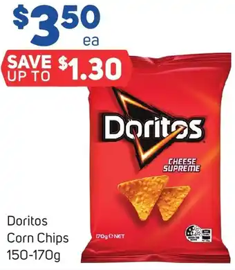 Foodland Doritos Corn Chips 150-170g offer