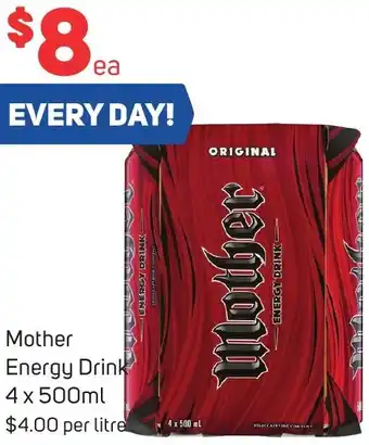 Foodland Mother Energy Drink 4 x 500ml offer