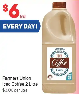 Foodland Farmers Union Iced Coffee 2 Litre offer
