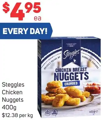 Foodland Steggles Chicken Nuggets 400g offer