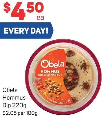 Foodland Obela Hommus Dip 220g offer