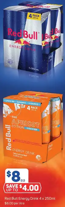 Foodland Red Bull Energy Drink 4 x 250ml offer