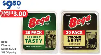 Foodland Bega Cheese Slices 500g offer