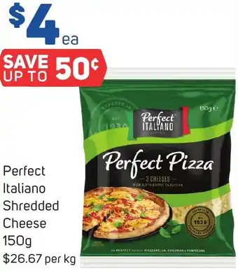 Foodland Perfect Italiano Shredded Cheese 150g offer