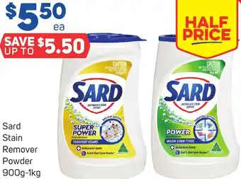 Foodland Sard Stain Remover Powder 900g-1kg offer