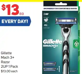 Foodland Gillette Mach 3+ Razor 2UP 1 Pack offer
