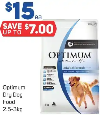 Foodland Optimum Dry Dog Food 2.5-3kg offer