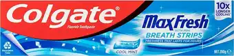 BIG W Colgate max fresh cool mint toothpaste 200g offer