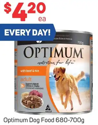 Foodland Optimum Dog Food 680-700g offer