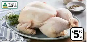 Foodworks Steggles Whole Roasting Chicken offer