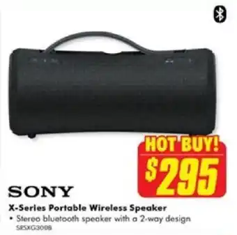 The Good Guys X-Series Portable Wireless Speaker offer