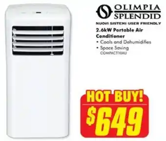 2.6kW Portable Air Conditioner
