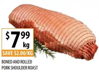 Supabarn BONED AND ROLLED PORK SHOULDER ROAST offer