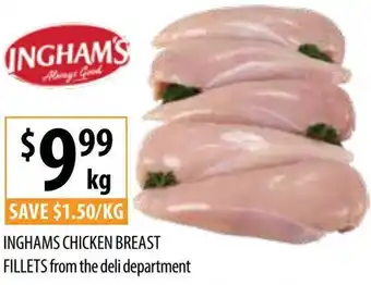 Supabarn INGHAMS CHICKEN BREAST FILLETS offer