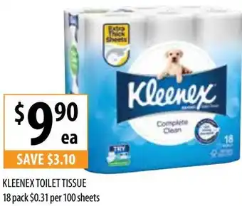Supabarn KLEENEX TOILET TISSUE offer