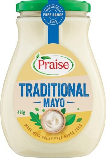 IGA Praise Traditional Mayo 470g offer