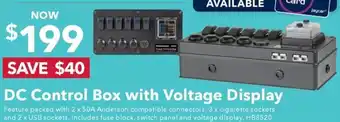 DC Control Box with Voltage Display