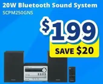 Bi-Rite 20W Bluetooth Sound System offer