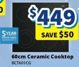 Bi-Rite 60cm Ceramic Cooktop offer