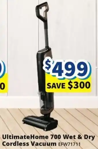 Bi-Rite UltimateHome 700 Wet & Dry Cordless Vacuum offer