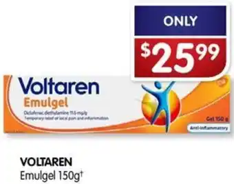 Alliance Pharmacy VOLTAREN Emulgel 150g offer