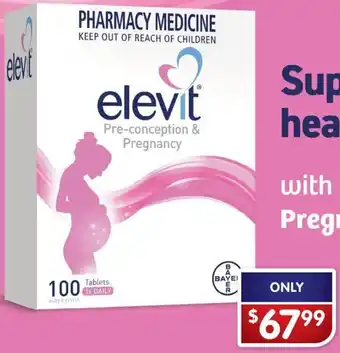 Alliance Pharmacy elevit Pre-conception & Pregnancy offer