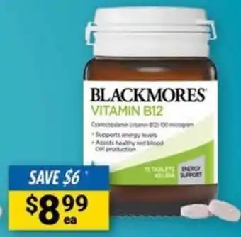 Cincotta Chemist BLACKMORES VITAMIN B12 offer