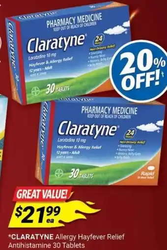 Cincotta Chemist CLARATYNE offer