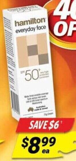 Cincotta Chemist hamilton everyday face offer