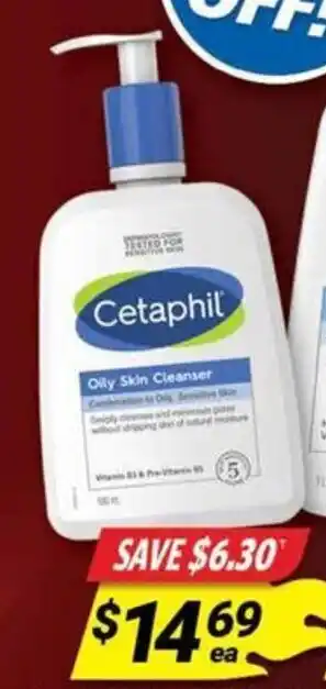 Cincotta Chemist Cetaphil Oily Skin Cleanser offer