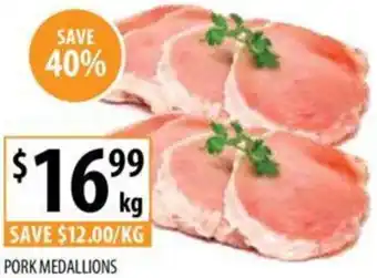 Supabarn PORK MEDALLIONS offer