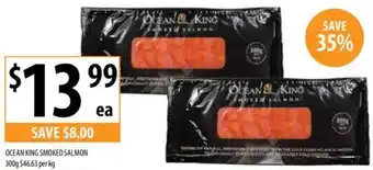 Supabarn OCEAN KING SMOKED SALMON 300g offer