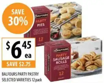 Supabarn BALFOURS PARTY PASTRY offer