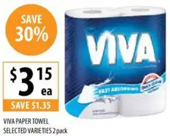 Supabarn VIVA PAPER TOWEL offer