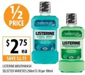 Supabarn LISTERINE MOUTHWASH offer