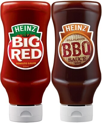 IGA Heinz Big Red Tomato or BBQ Sauce 500mL offer