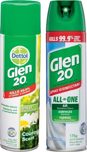 IGA Glen 20 Disenfectant Spray 175g Selected Varieties offer