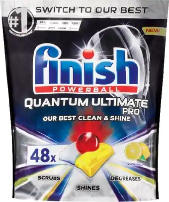 IGA Finish Quantum Ultimate Pro Lemon Sparkle 48 Pack offer