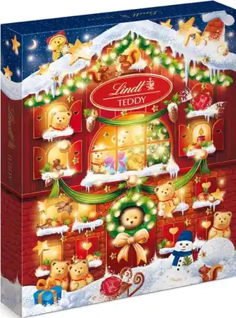 BIG W Lindt teddy advent calendar 172g offer