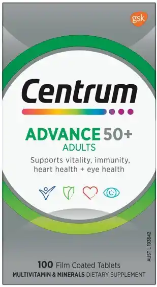 Pharmacy Best Buys Centrum advance 50+ adults 100 tablets offer