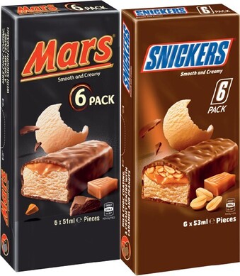 IGA Mars, M&M's or Bounty Ice Cream 4-6 Pack Selected Varieties offer