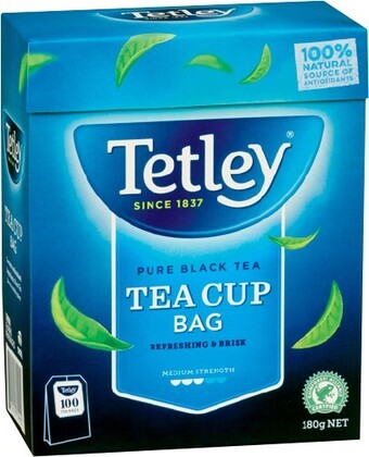 IGA Tetley Tea Cup Bags 100 Pack offer
