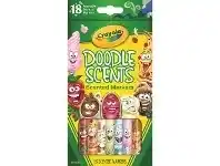 Officeworks Crayola Doodle Scents Washable Markers 18 Pack offer