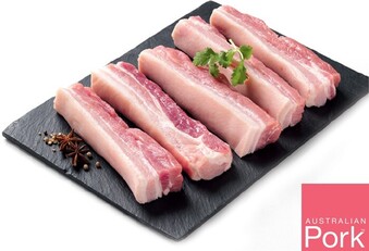 IGA Australian Pork Belly Rashers offer