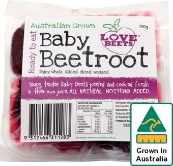 IGA Love Beets Baby Beetroot 250g Pack offer