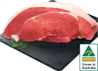 IGA Australian Economy Beef Rump Steak Sliced or Whole offer